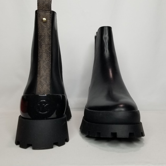 Michael Kors Women's  Rowan Leather Bootie Size 9 Black  NWT - Picture 6 of 8